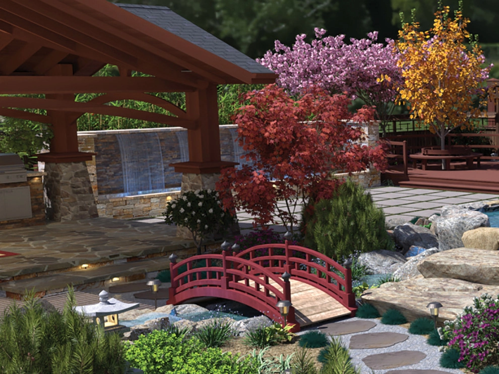 Asian Garden with Koi Pond by My Garden: Landscape Design By Wayne - Photo 14