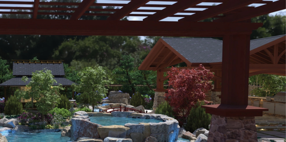 Craftsman Home with Japanese Garden by My Garden: Landscape Design By Wayne - Photo 42
