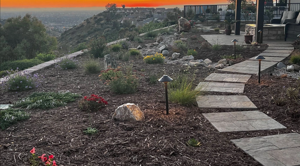 Xeriscape & Native Garden with Waterfall by My Garden: Landscape Design By Wayne - Photo 10