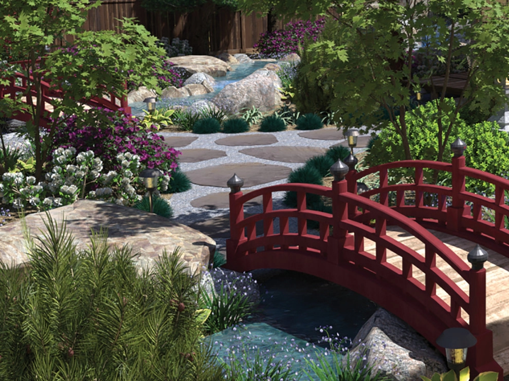 Asian Garden with Koi Pond by My Garden: Landscape Design By Wayne - Photo 17