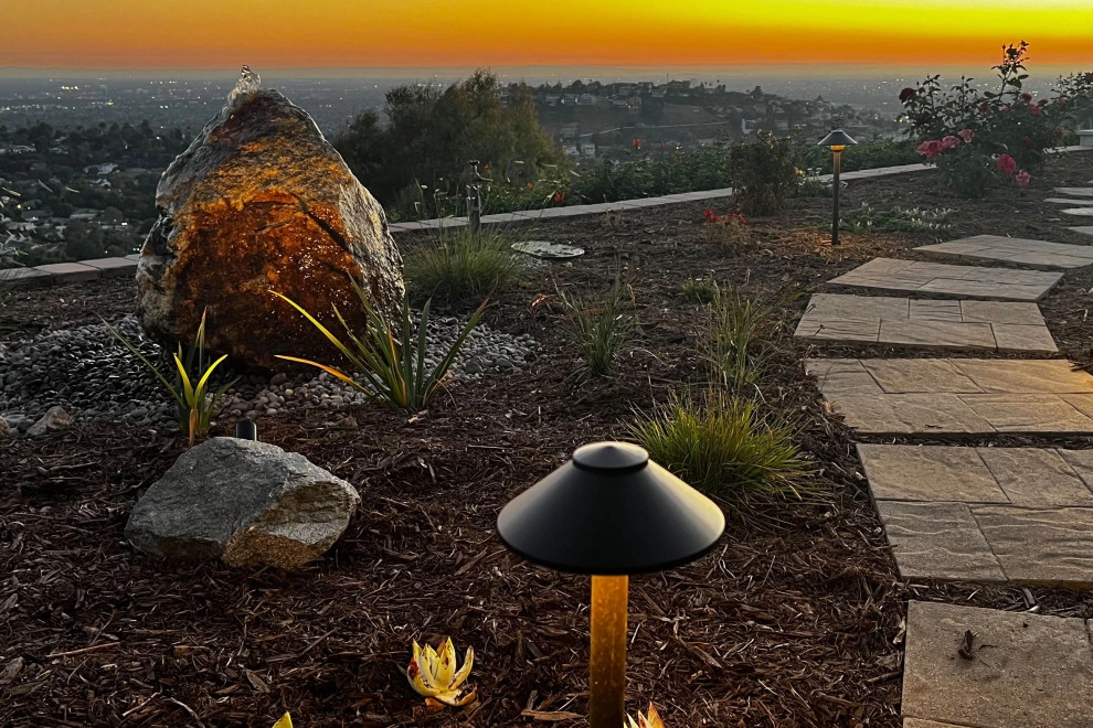Xeriscape & Native Garden with Waterfall by My Garden: Landscape Design By Wayne - Photo 5