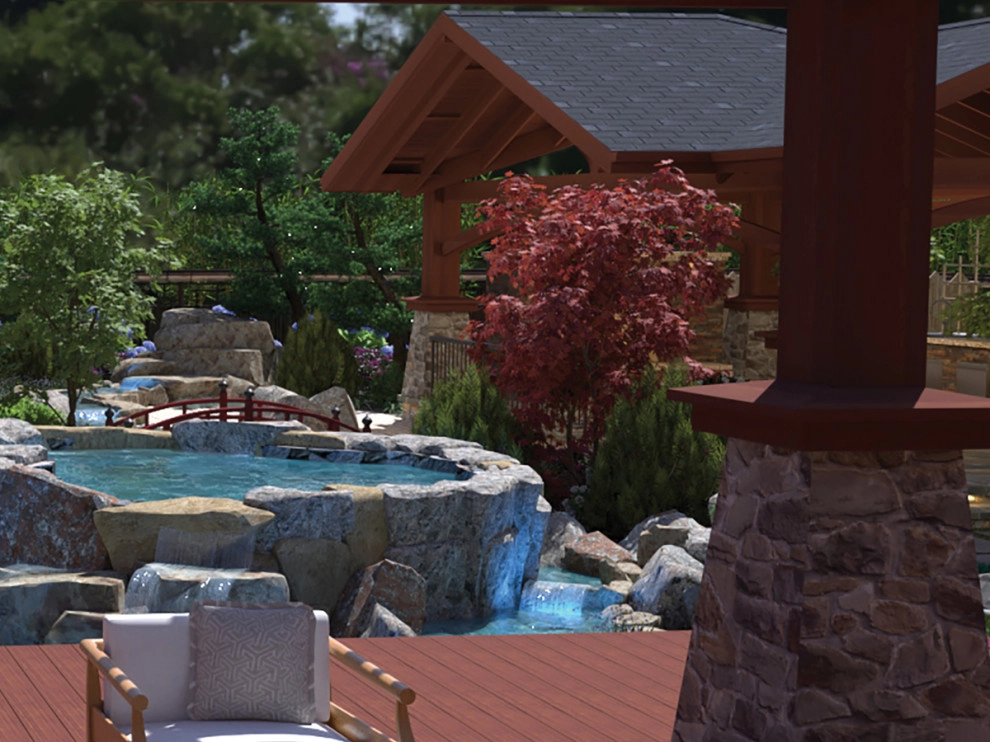 Asian Garden with Koi Pond by My Garden: Landscape Design By Wayne - Photo 12