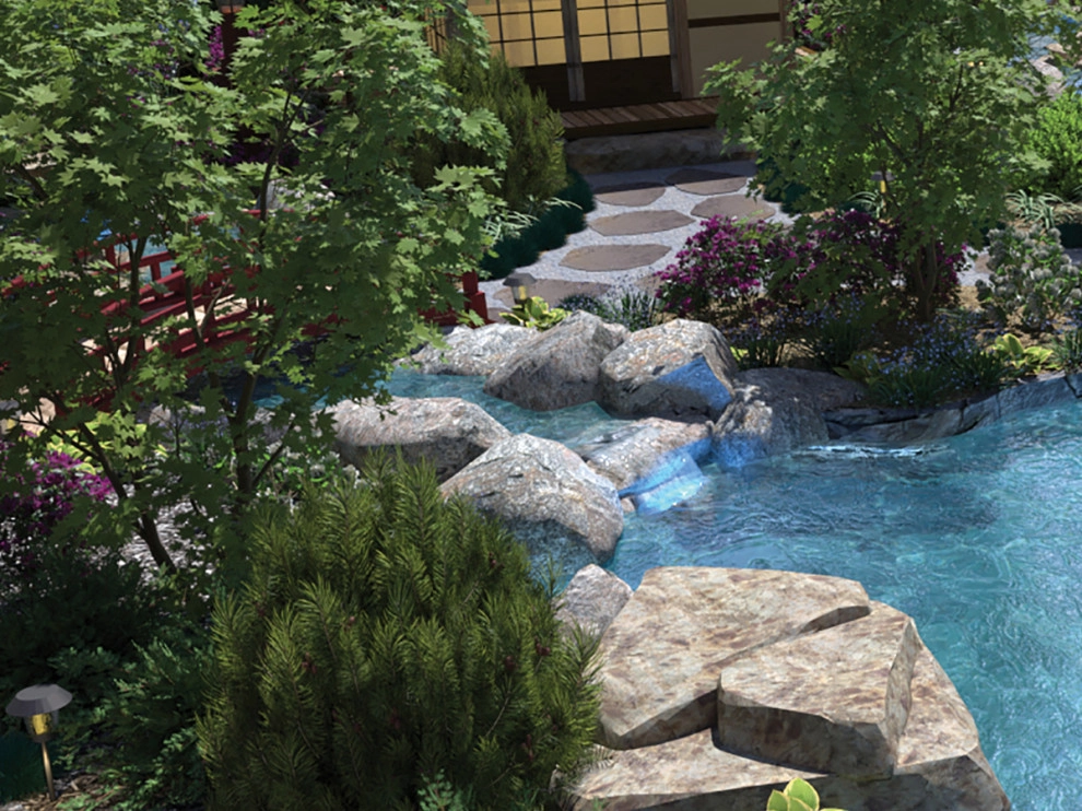 Asian Garden with Koi Pond by My Garden: Landscape Design By Wayne - Photo 20