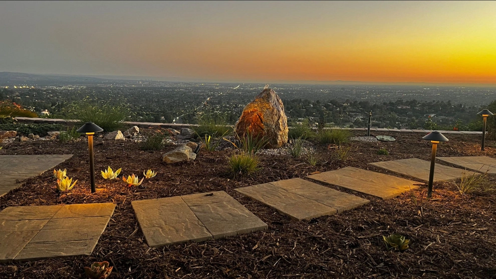 Xeriscape & Native Garden with Waterfall by My Garden: Landscape Design By Wayne - Photo 6