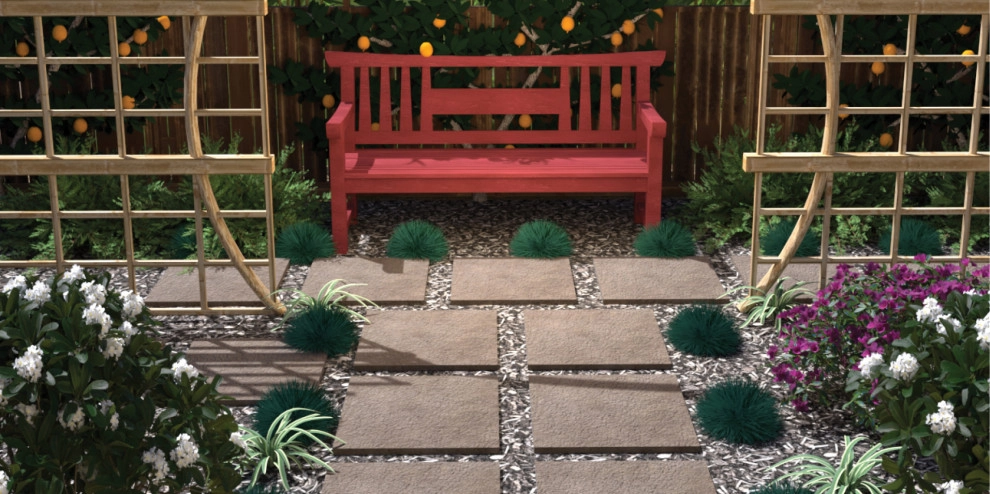 Craftsman Home with Japanese Garden by My Garden: Landscape Design By Wayne - Photo 27