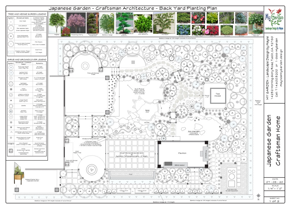 Craftsman Home with Japanese Garden by My Garden: Landscape Design By Wayne - Photo 19