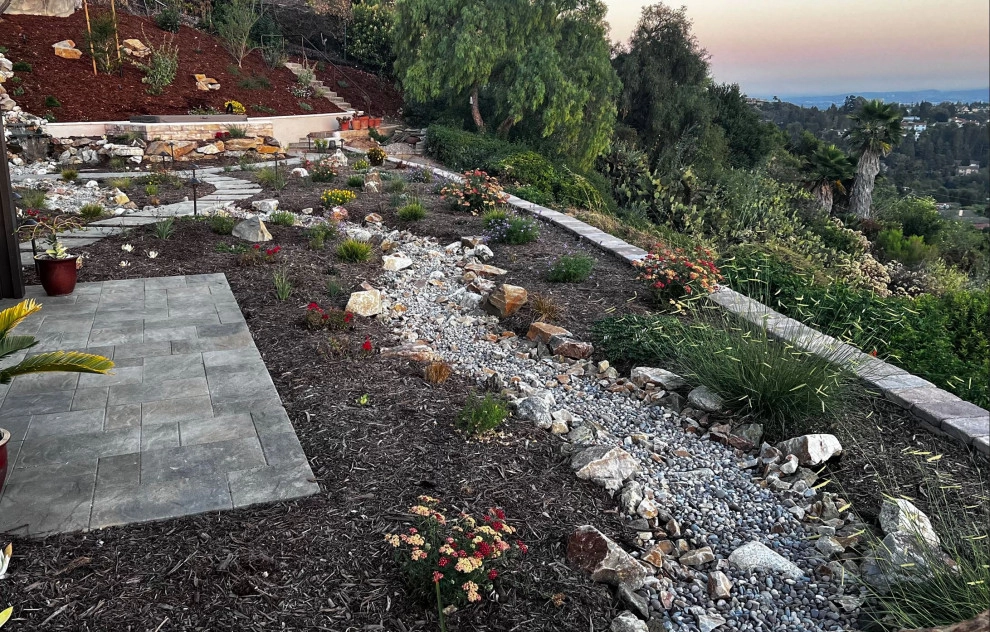 Xeriscape & Native Garden with Waterfall by My Garden: Landscape Design By Wayne - Photo 29