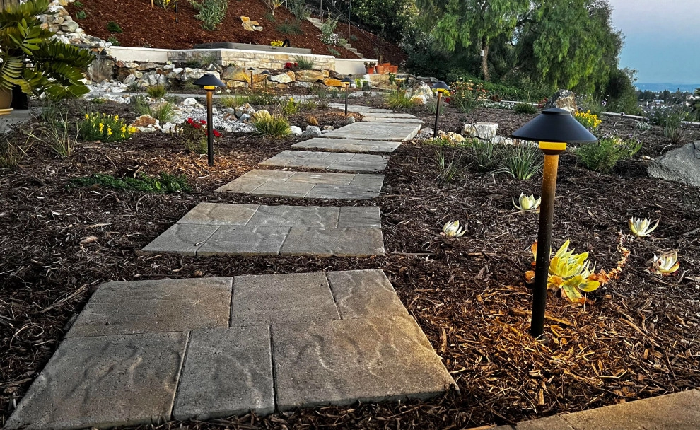 Xeriscape & Native Garden with Waterfall by My Garden: Landscape Design By Wayne - Photo 30
