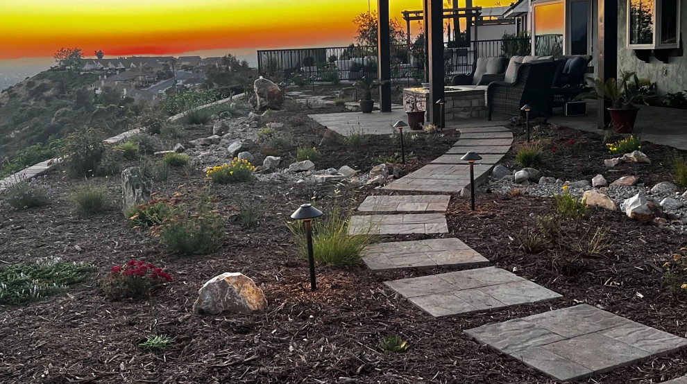Xeriscape & Native Garden with Waterfall by My Garden: Landscape Design By Wayne - Photo 28