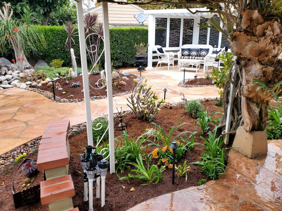 Succulent Garden with Flagstone Paths by My Garden: Landscape Design By Wayne - Photo 4