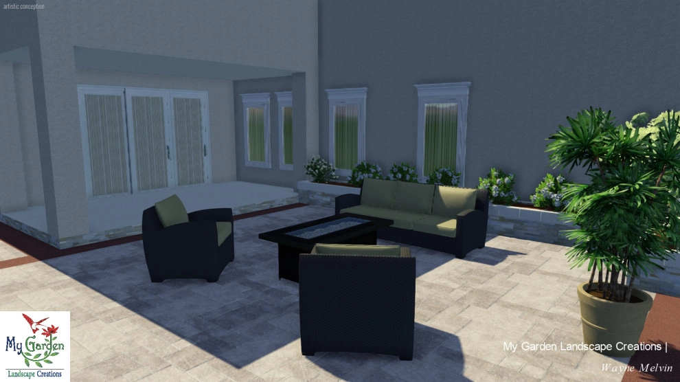 Modern Theme - Small Space, Irvine by My Garden: Landscape Design By Wayne - Photo 2