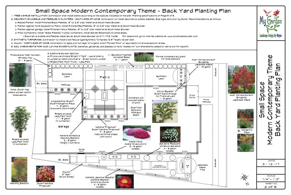 Modern Theme - Small Space, Irvine by My Garden: Landscape Design By Wayne - Photo 3