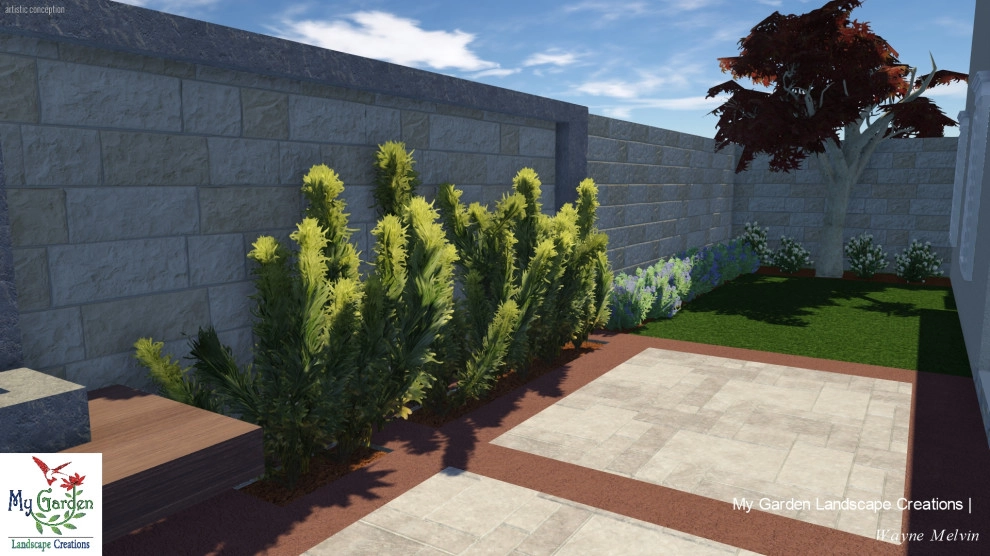 Modern Theme - Small Space, Irvine by My Garden: Landscape Design By Wayne - Photo 9