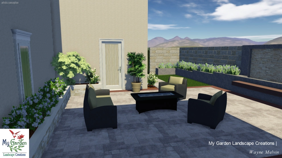 Modern Theme - Small Space, Irvine by My Garden: Landscape Design By Wayne - Photo 6