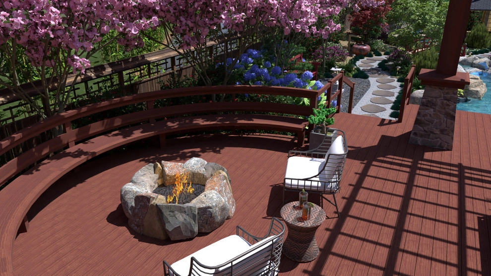 Craftsman Home with Japanese Garden by My Garden: Landscape Design By Wayne - Photo 39