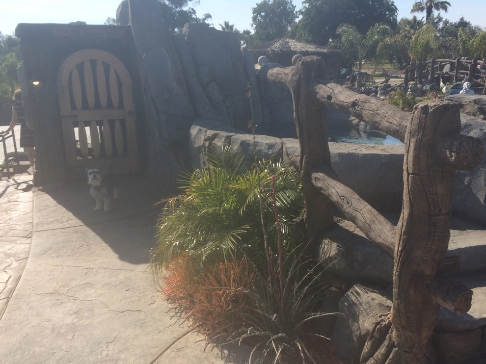 Rustic Theme - Rock Pool, Spa, Grotto, Bridge & Stream by My Garden: Landscape Design By Wayne - Photo 43