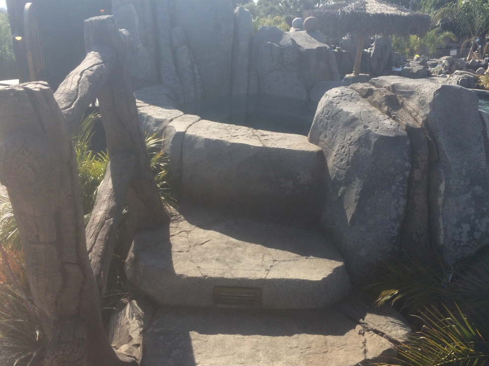Rustic Theme - Rock Pool, Spa, Grotto, Bridge & Stream by My Garden: Landscape Design By Wayne - Photo 33