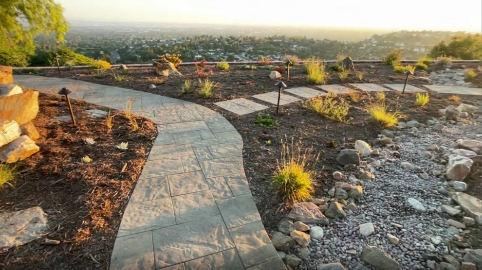 Xeriscape & Native Garden with Waterfall by My Garden: Landscape Design By Wayne - Photo 16