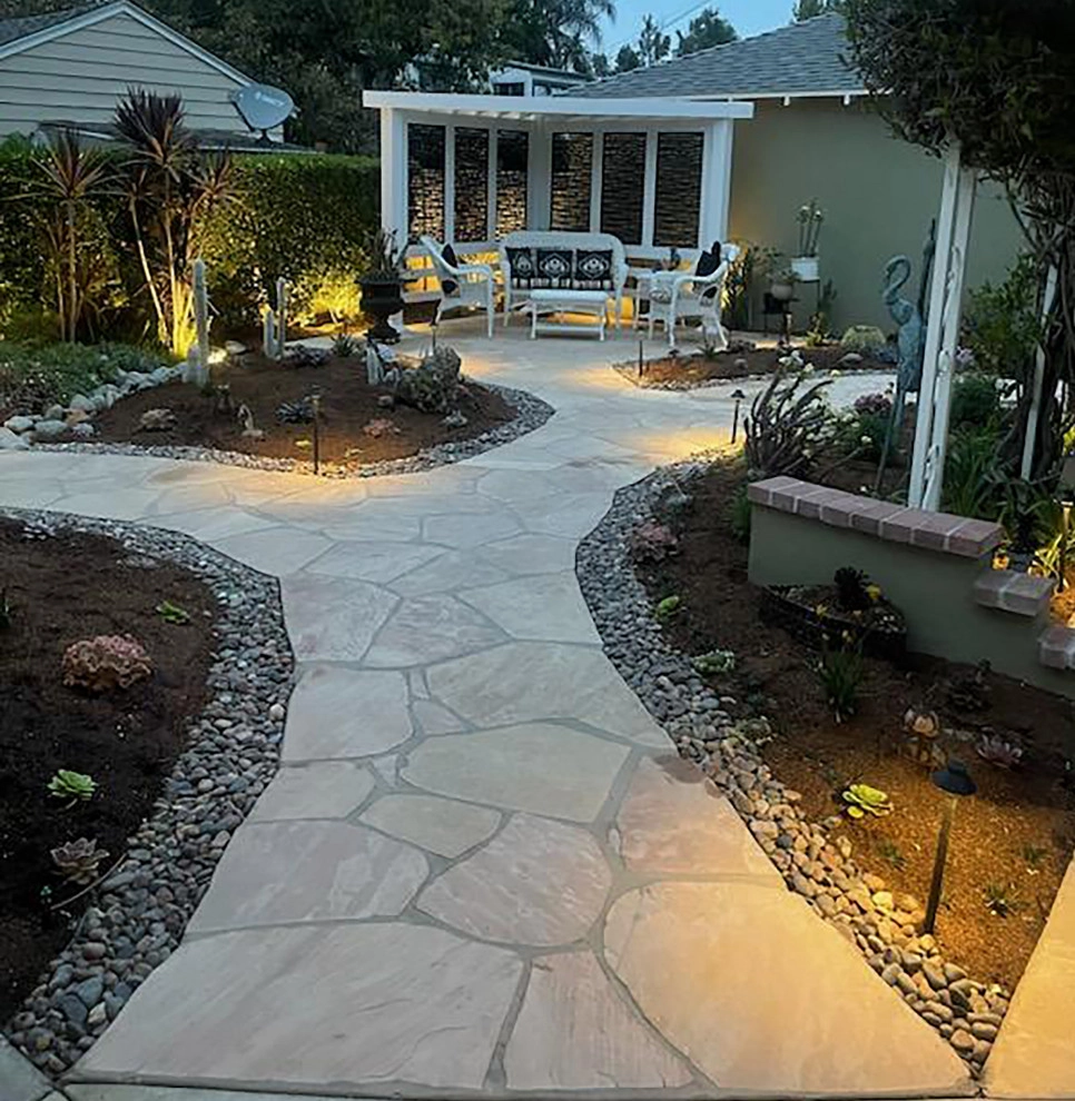 Succulent Garden with Flagstone Paths by My Garden: Landscape Design By Wayne - Photo 10