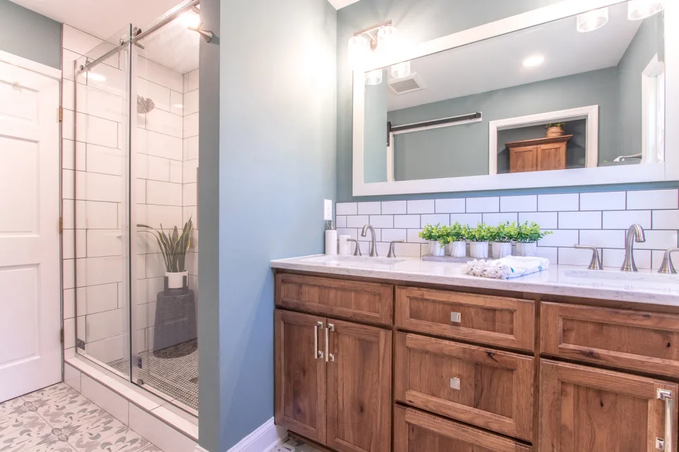Two Master Bathrooms by Blue Ridge Design Build - Photo 14