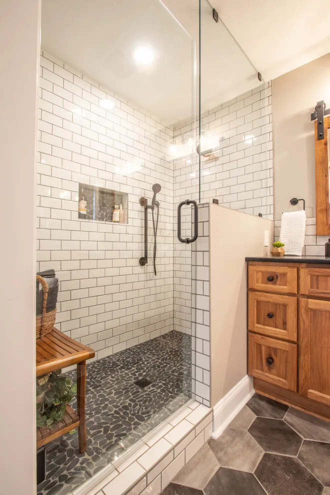 Two Master Bathrooms by Blue Ridge Design Build - Photo 10