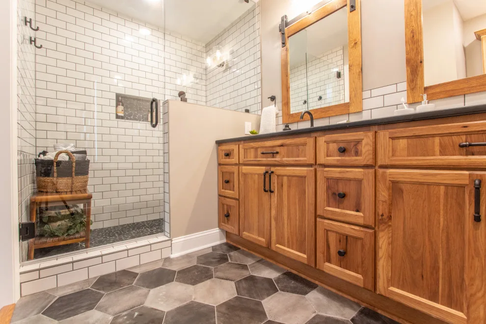 Two Master Bathrooms by Blue Ridge Design Build - Photo 17