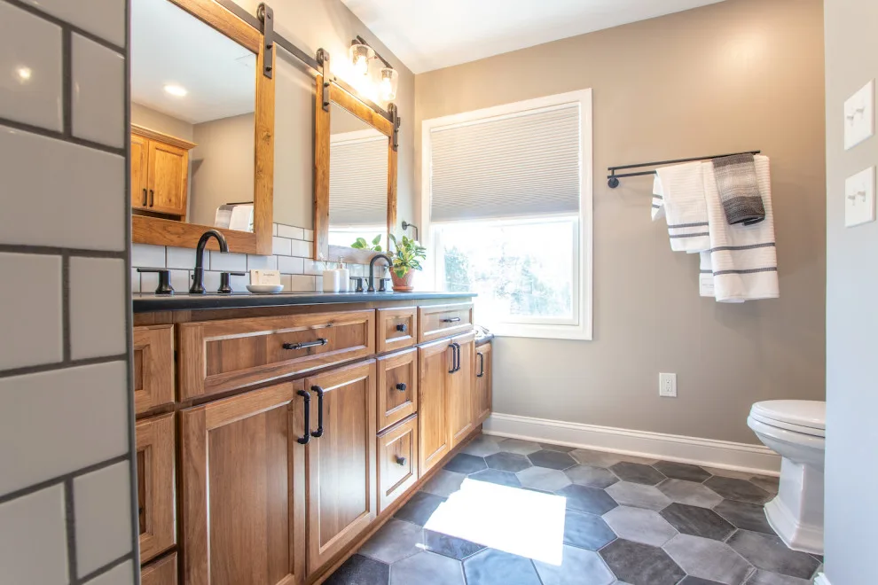 Two Master Bathrooms by Blue Ridge Design Build - Photo 13