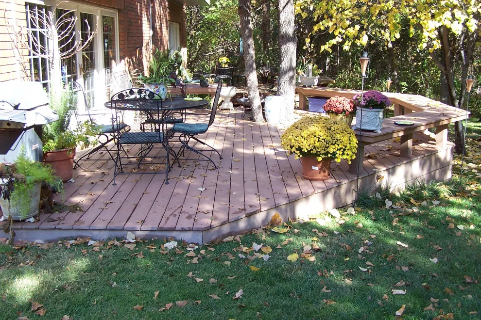 Two-Level Deck Featuring Dual Fireplaces by Contracting In Carpentry LLC - Photo 6
