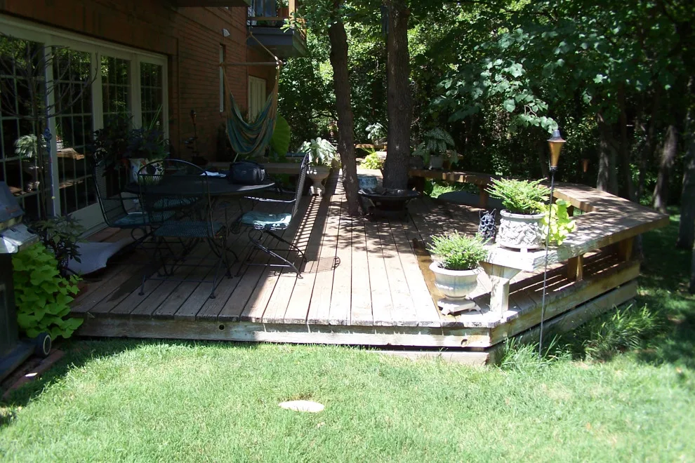 Two-Level Deck Featuring Dual Fireplaces by Contracting In Carpentry LLC - Photo 9