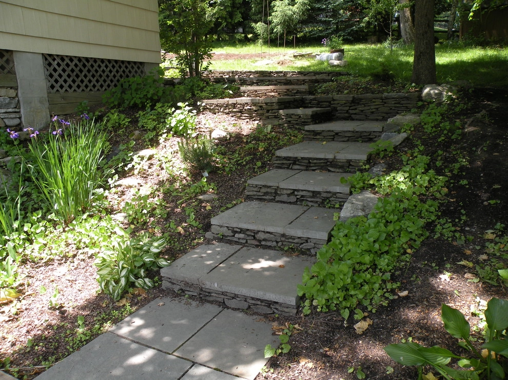 Putnam Stamped Concrete Path/Steps by Native Landscapes Inc - Photo 4