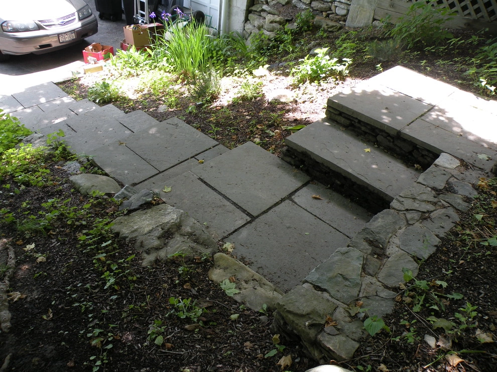 Putnam Stamped Concrete Path/Steps by Native Landscapes Inc - Photo 3