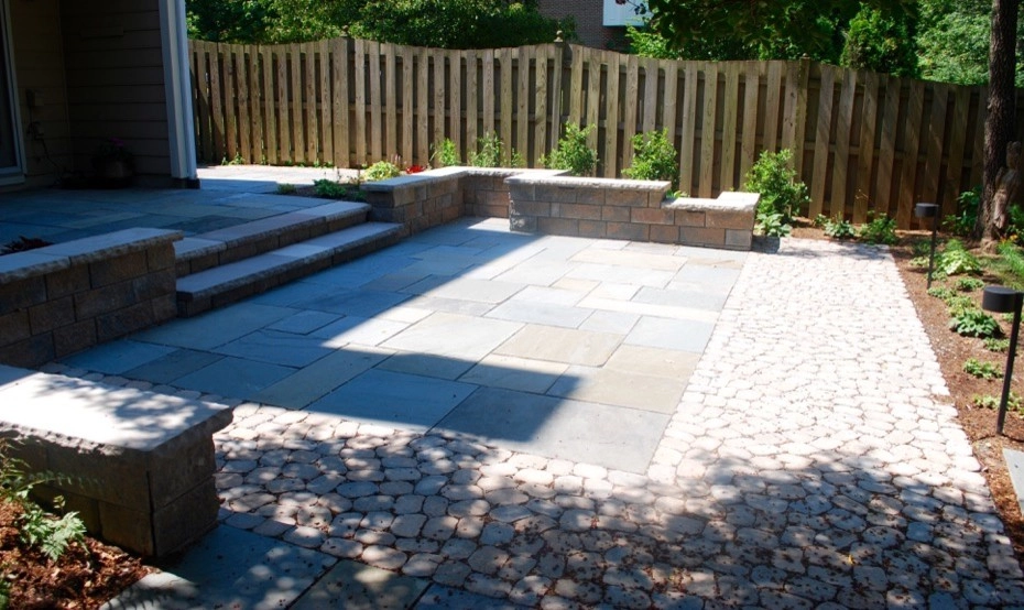 Circle Courtyard Design & Build | McLean Providence by Native Plant Landscape Design Corp - Photo 2