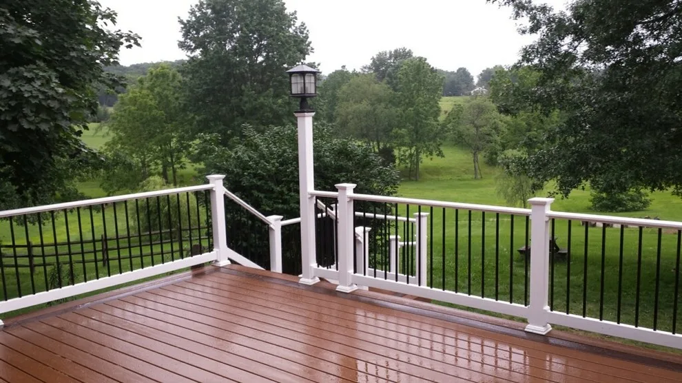 Elevating Trex Decking with Wrought Iron-Style Spindles by J. Neville Construction - Photo 3
