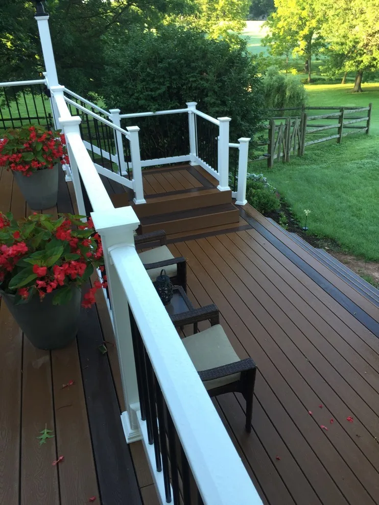 Elevating Trex Decking with Wrought Iron-Style Spindles by J. Neville Construction - Photo 2