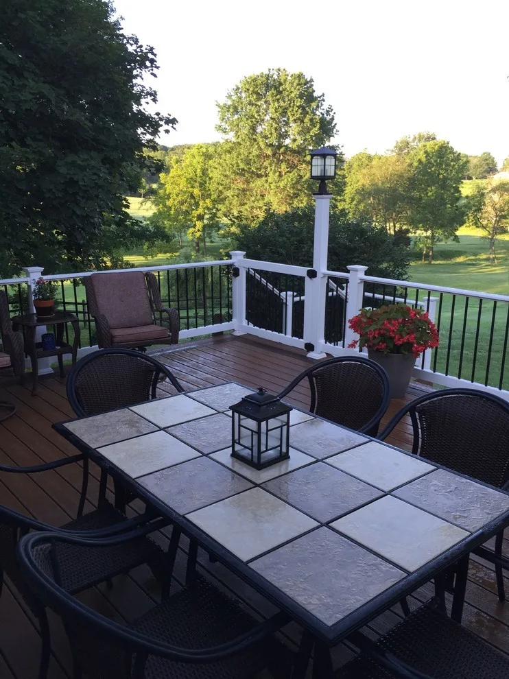 Elevating Trex Decking with Wrought Iron-Style Spindles by J. Neville Construction - Photo 4