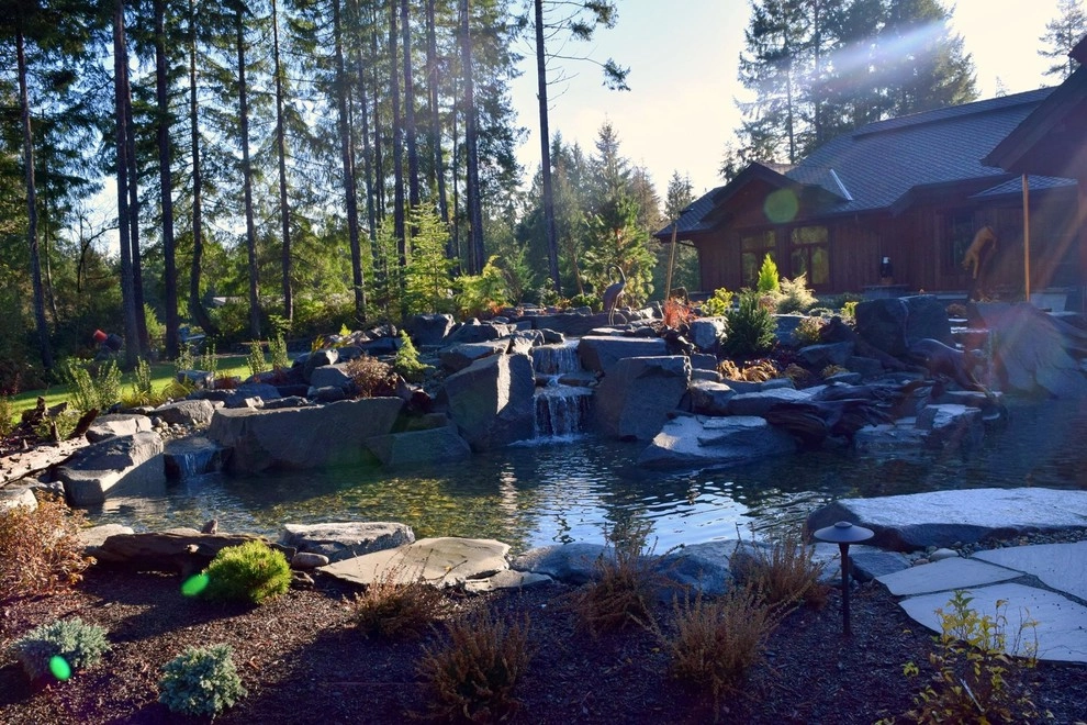 New Pond and Waterfall by Nature Perfect Landscape And Design - Photo 2