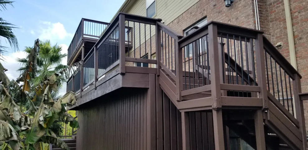 Cedar and Redwood Deck Restoration and Staining by Capitol City Wood Works LLC - Photo 8
