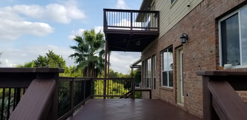 Cedar and Redwood Deck Restoration and Staining by Capitol City Wood Works LLC - Photo 5