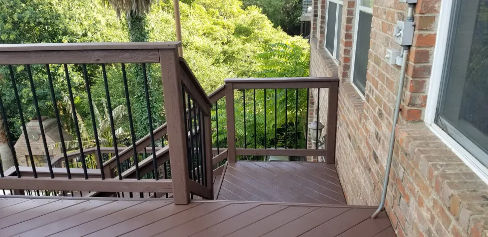 Cedar and Redwood Deck Restoration and Staining by Capitol City Wood Works LLC - Photo 7