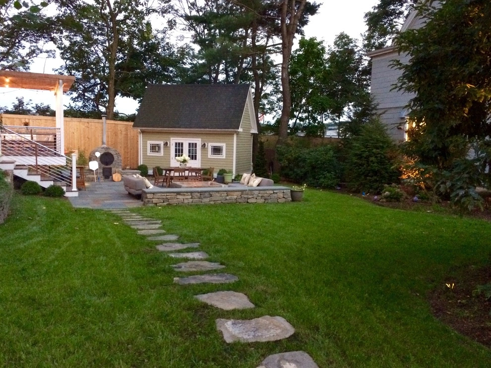 Residential Transformation in Dedham, MA by Nawada Landscape Design, Inc. - Photo 3