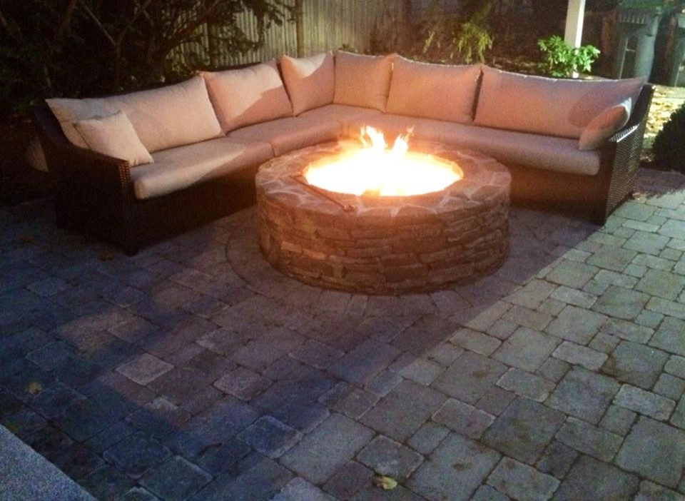 Dedham Patio & Fire Pit by Nawada Landscape Design, Inc. - Photo 4