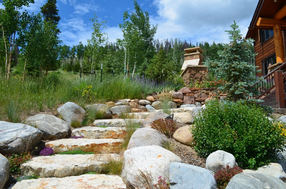Design - Build Mountain Home Landscape in Eagles Nest by Neils Lunceford, Inc. - Photo 14