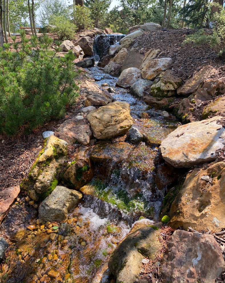Design - Build Landscape Double Waterfall by Neils Lunceford, Inc. - Photo 5