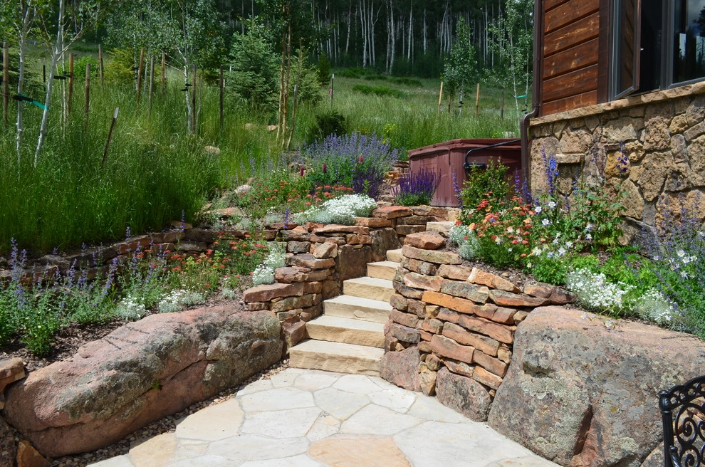 Design - Build Mountain Home Landscape in Eagles Nest by Neils Lunceford, Inc. - Photo 6