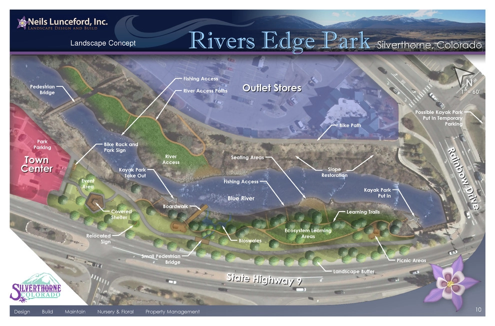 River's Edge Park Landscape Design in Silverthorne, CO by Neils Lunceford, Inc. - Photo 2