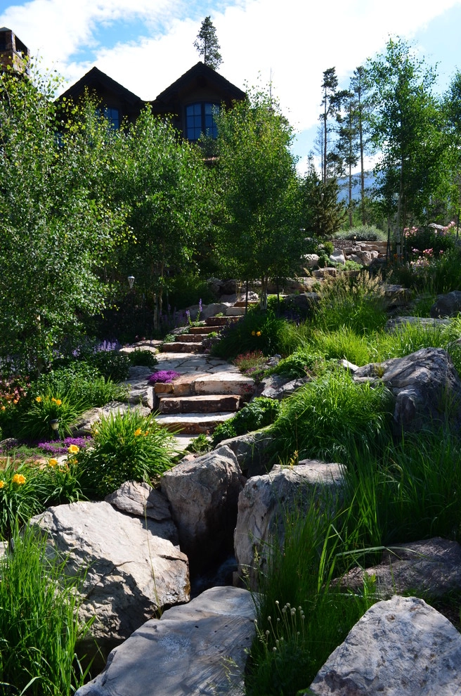 Design - Build Mountain Home Landscape in Summit County, CO by Neils Lunceford, Inc. - Photo 40