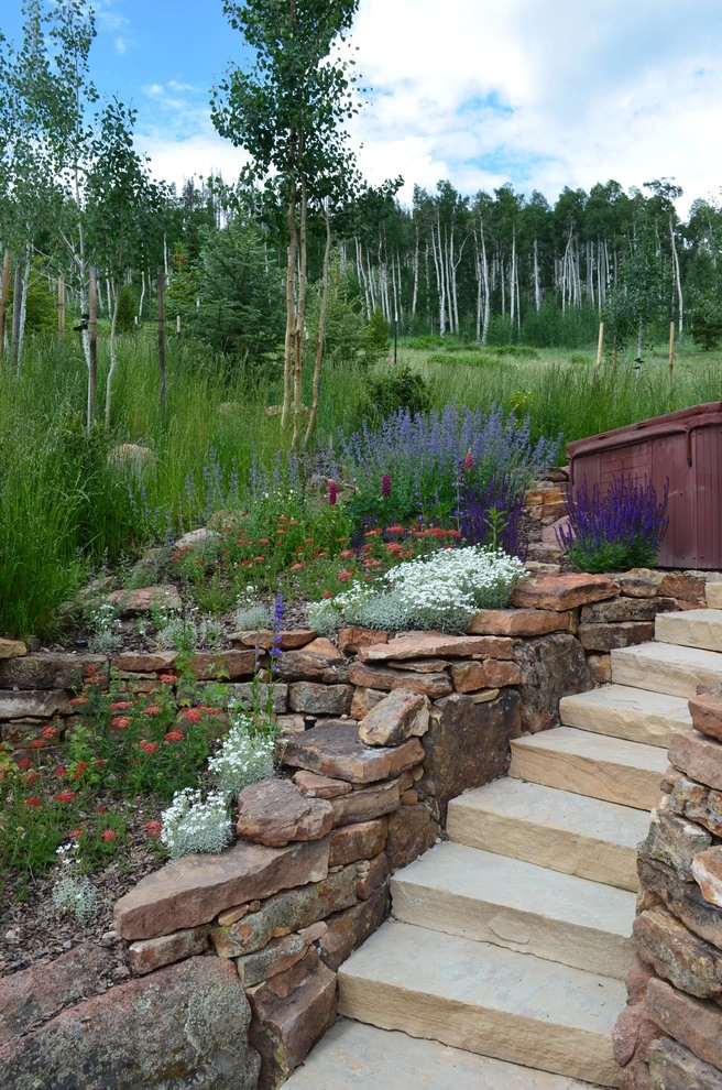 Design - Build Mountain Home Landscape in Eagles Nest by Neils Lunceford, Inc. - Photo 9