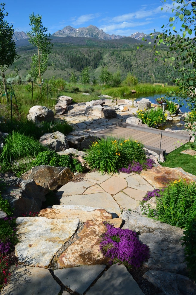 Design - Build Mountain Home Landscape in Summit County, CO by Neils Lunceford, Inc. - Photo 2