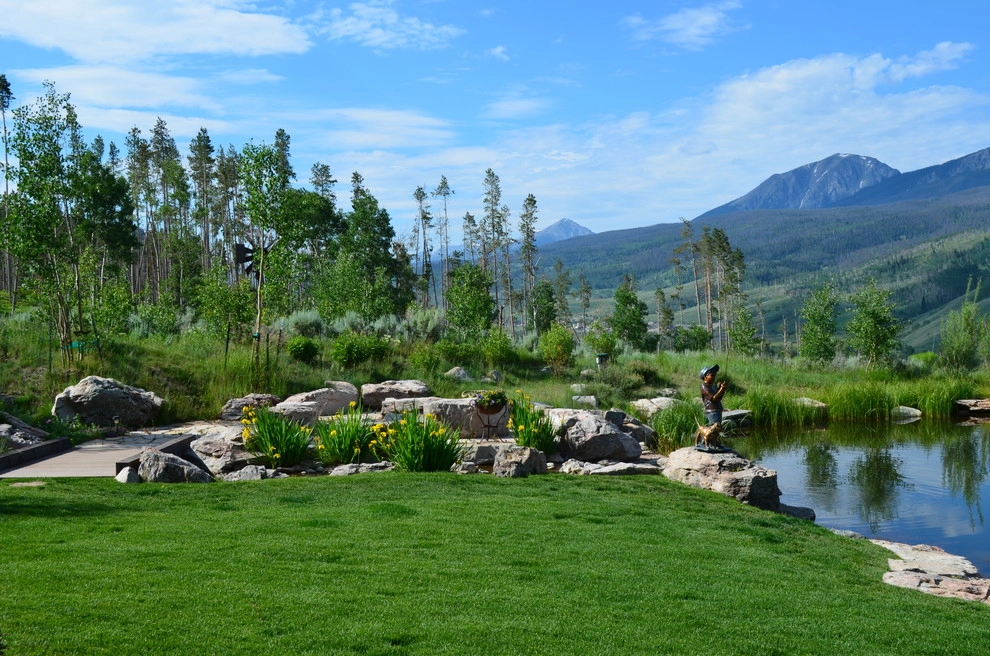 Design - Build Mountain Home Landscape in Summit County, CO by Neils Lunceford, Inc. - Photo 9