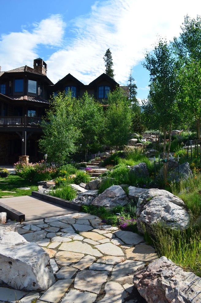 Design - Build Mountain Home Landscape in Summit County, CO by Neils Lunceford, Inc. - Photo 38